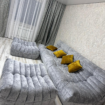 Лаунж диван с оттоманкой для максимального релакса. Отзыв с фото. 5/5.